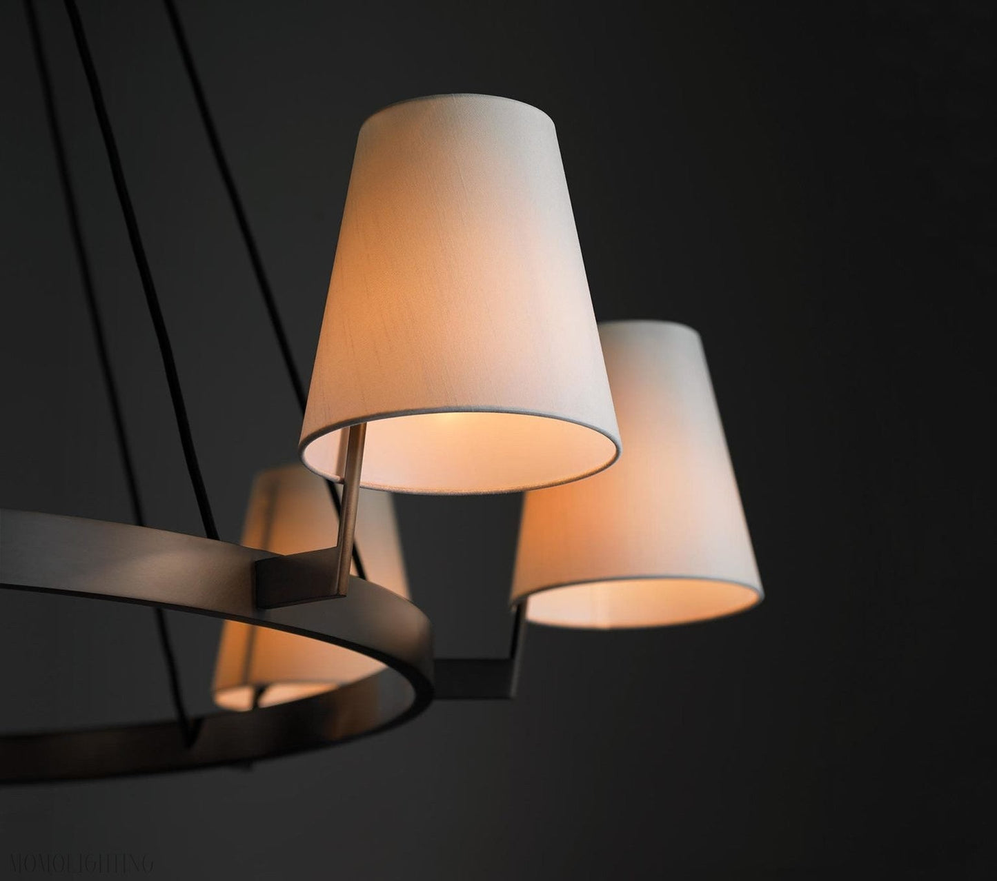 Corniche Circular Round Chandelier 60''-Nobipets
