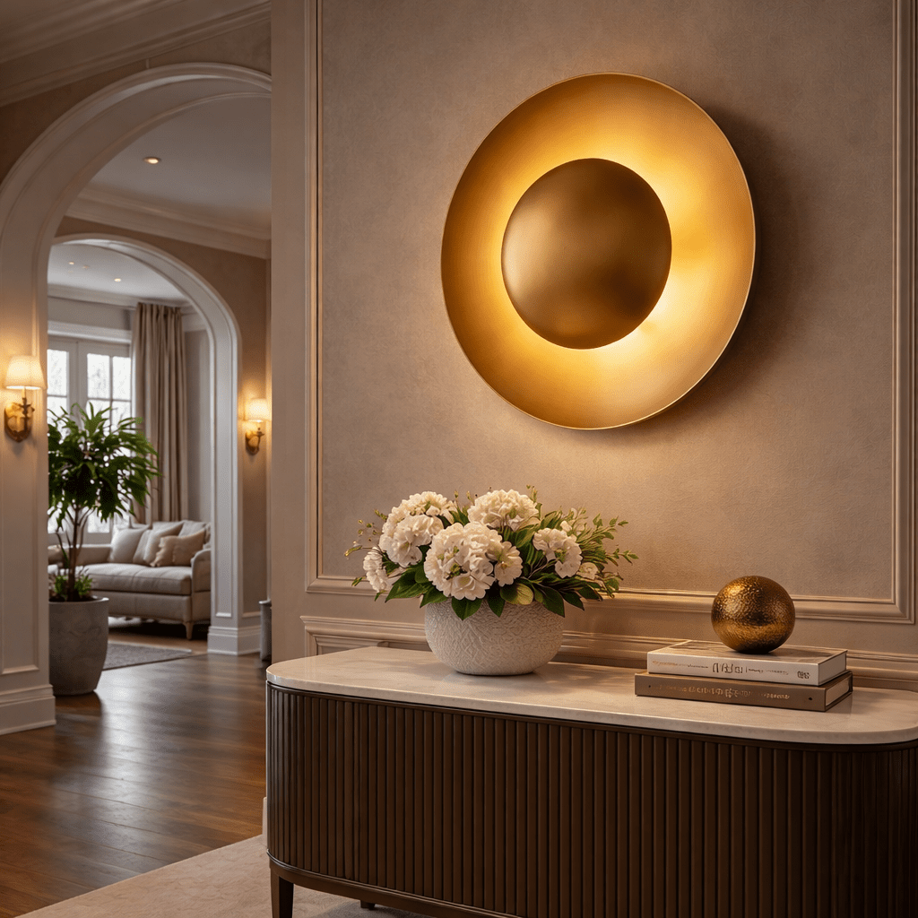 Cosmic Dish Sconce 19'' 25''