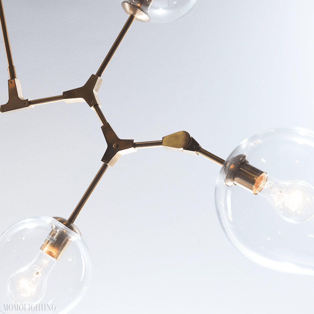 Covington Drop Globe Branching Bubble Chandelier 30''-Nobipets