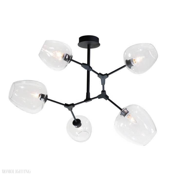 Covington Drop Globe Branching Bubble Chandelier 30''-Nobipets