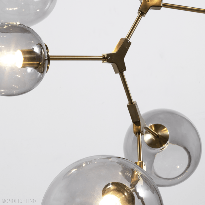 Covington Drop Globe Branching Bubble Chandelier 38''-Nobipets