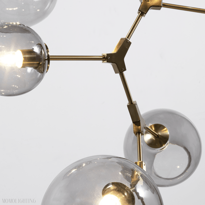 Covington Drop Globe Branching Bubble Chandelier 38''-Nobipets