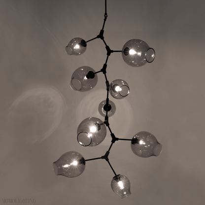 Covington Drop Globe Branching Bubble Chandelier 38''-Nobipets