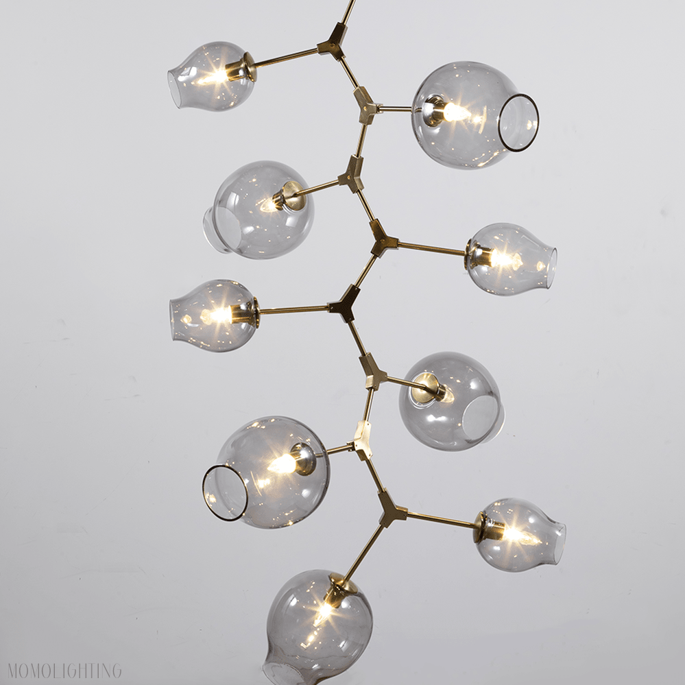 Covington Drop Globe Branching Bubble Chandelier 38''-Nobipets