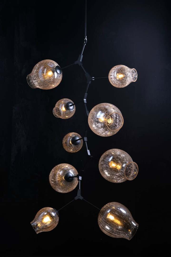Covington Drop Globe Branching Bubble Chandelier 38''-Nobipets