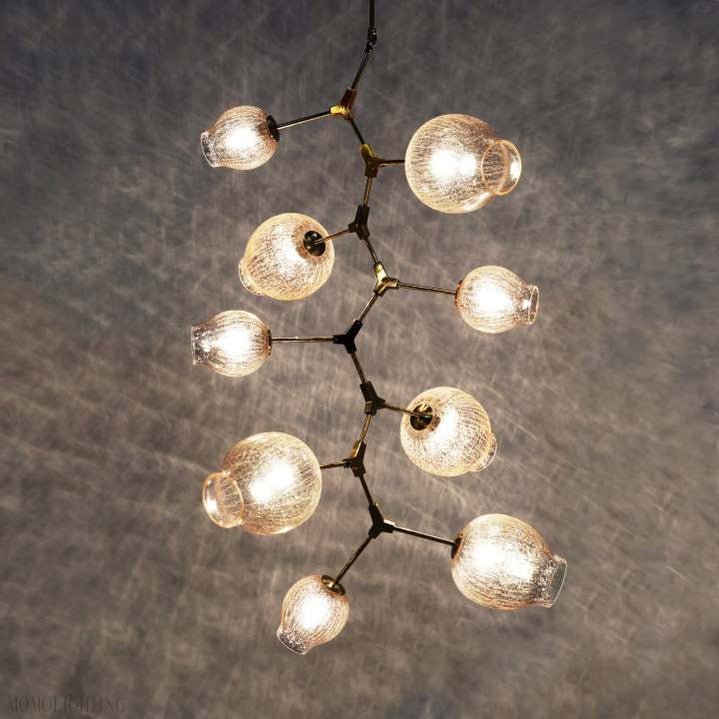 Covington Drop Globe Branching Bubble Chandelier 38''-Nobipets
