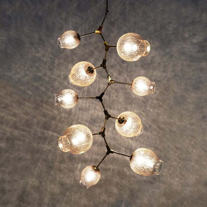 Covington Drop Globe Branching Bubble Chandelier 38''-Nobipets