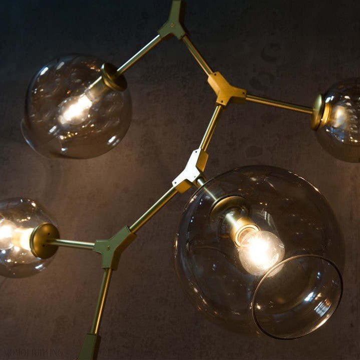 Covington Drop Globe Branching Bubble Chandelier 38''-Nobipets