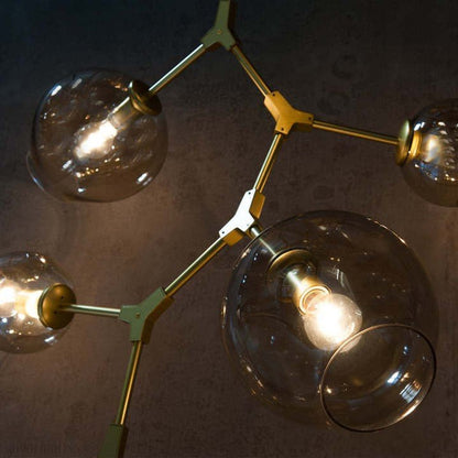 Covington Drop Globe Branching Bubble Chandelier 38''-Nobipets