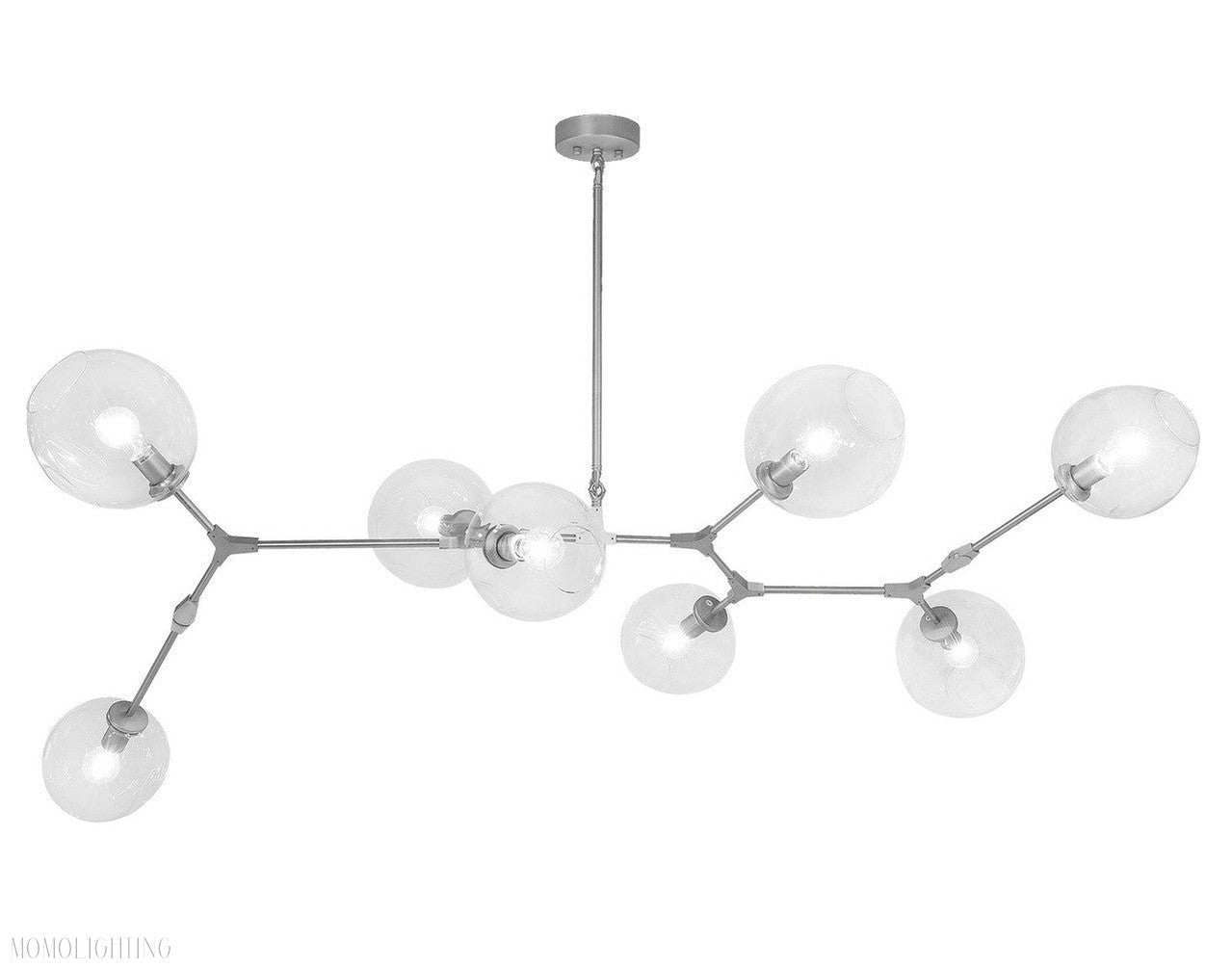 Covington Horizontal Globe Branching Bubble Chandelier-Nobipets