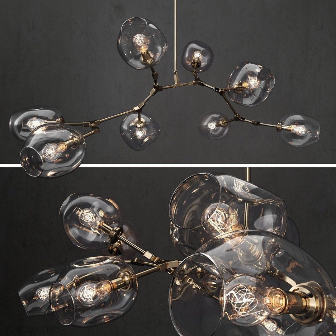 Covington Horizontal Globe Branching Bubble Chandelier-Nobipets