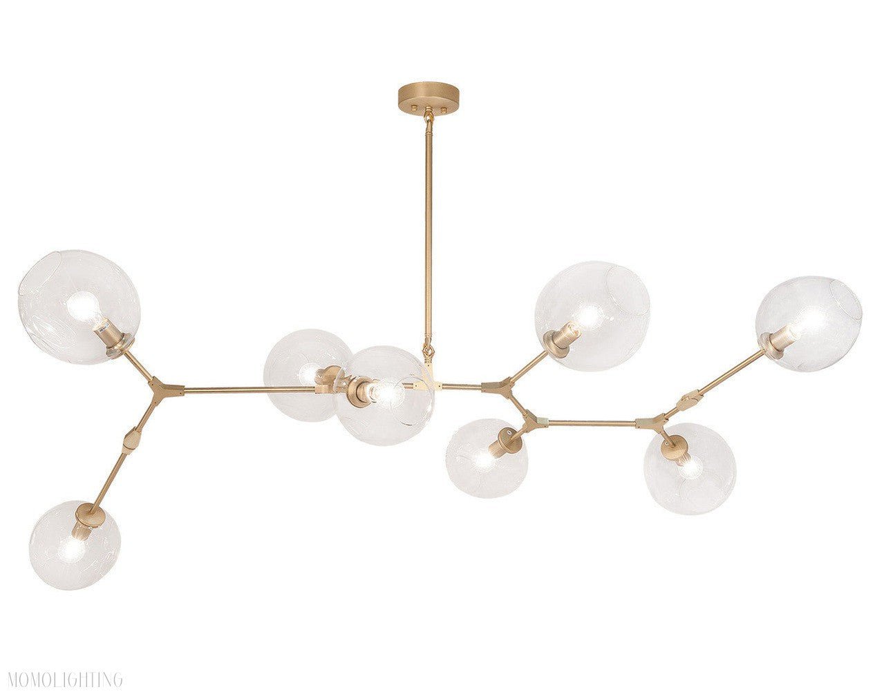 Covington Horizontal Globe Branching Bubble Chandelier-Nobipets