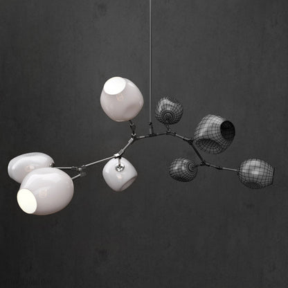 Covington Horizontal Globe Branching Bubble Chandelier-Nobipets