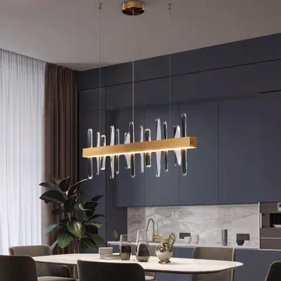Crystal Chandelier For Dining Room Unique Style Crystal Pendant Light-Nobipets