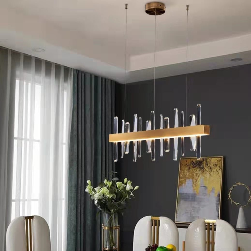 Crystal Chandelier For Dining Room Unique Style Crystal Pendant Light-Nobipets