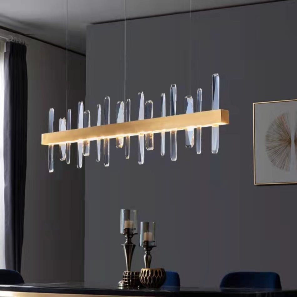 Crystal Chandelier For Dining Room Unique Style Crystal Pendant Light-Nobipets