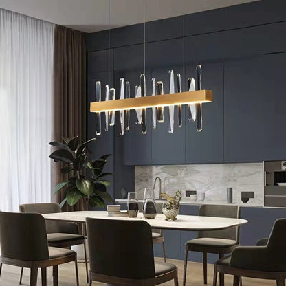 Crystal Chandelier For Dining Room Unique Style Crystal Pendant Light-Nobipets