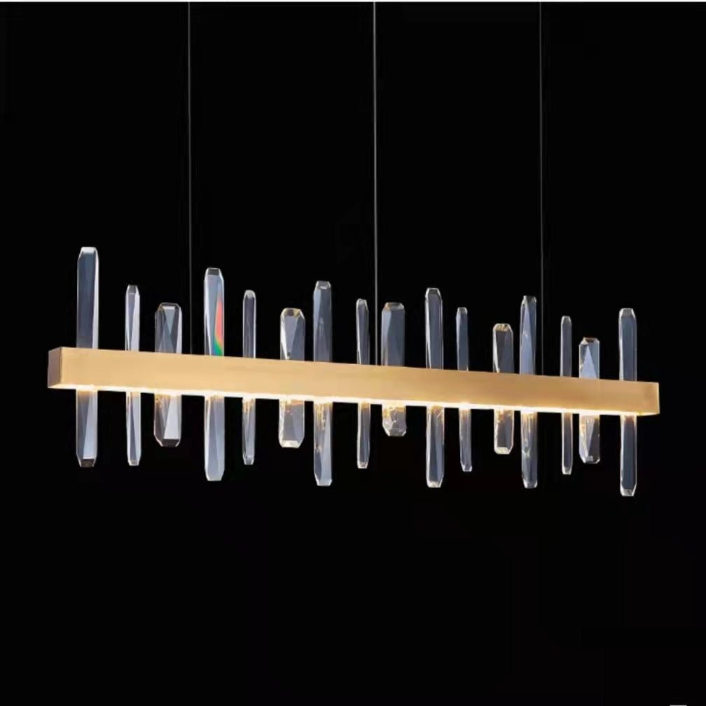 Crystal Chandelier For Dining Room Unique Style Crystal Pendant Light-Nobipets
