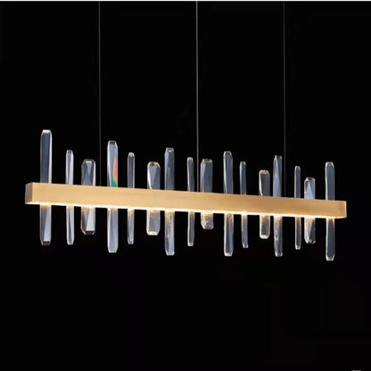 Crystal Chandelier For Dining Room Unique Style Crystal Pendant Light-Nobipets
