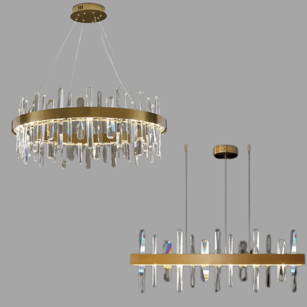 Crystal Chandelier For Dining Room Unique Style Crystal Pendant Light-Nobipets