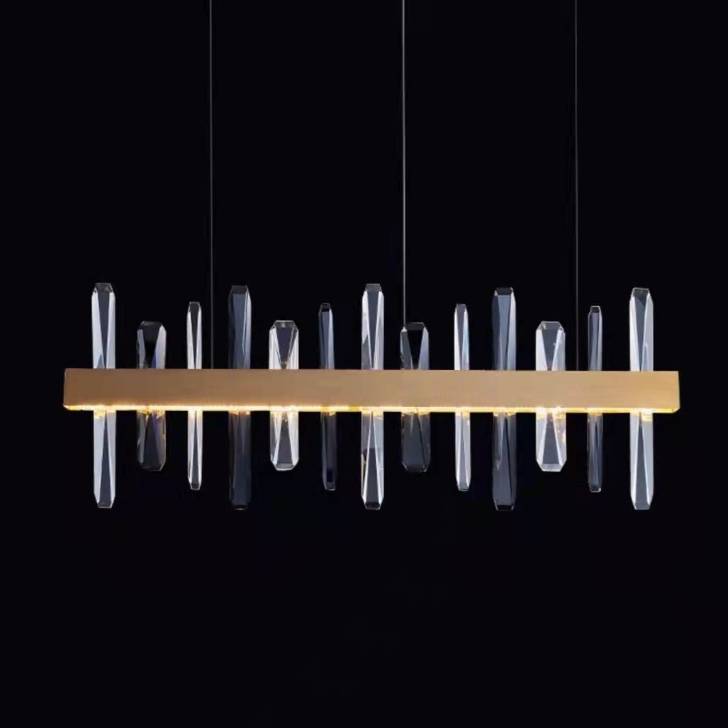 Crystal Chandelier For Dining Room Unique Style Crystal Pendant Light-Nobipets