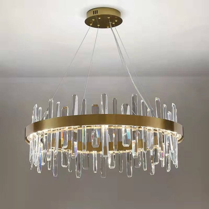 Crystal Chandelier For Dining Room Unique Style Crystal Pendant Light-Nobipets