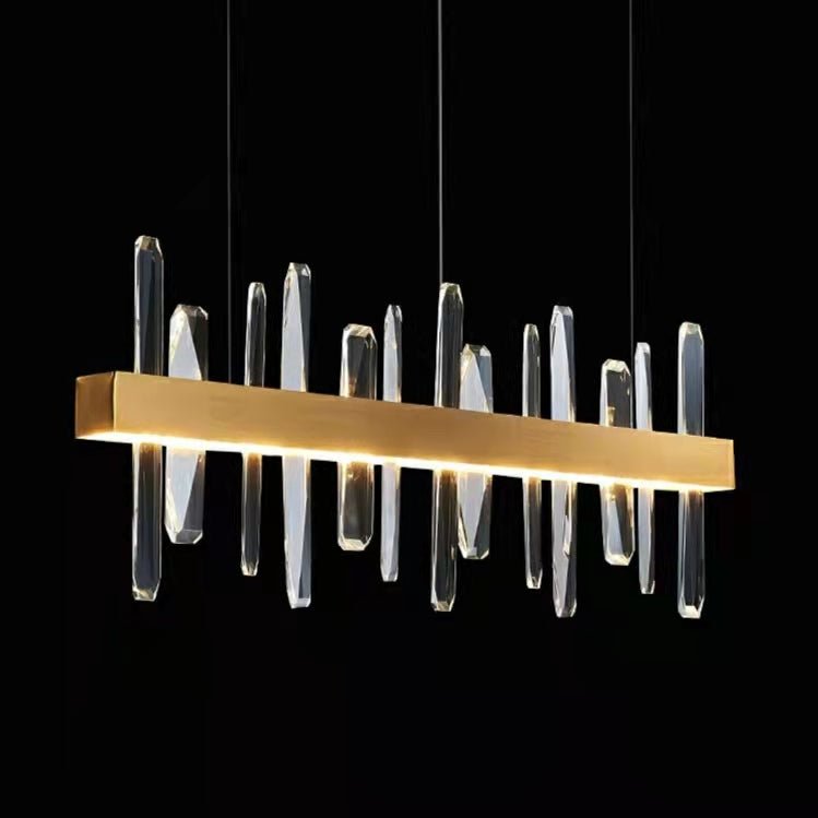 Crystal Chandelier For Dining Room Unique Style Crystal Pendant Light-Nobipets