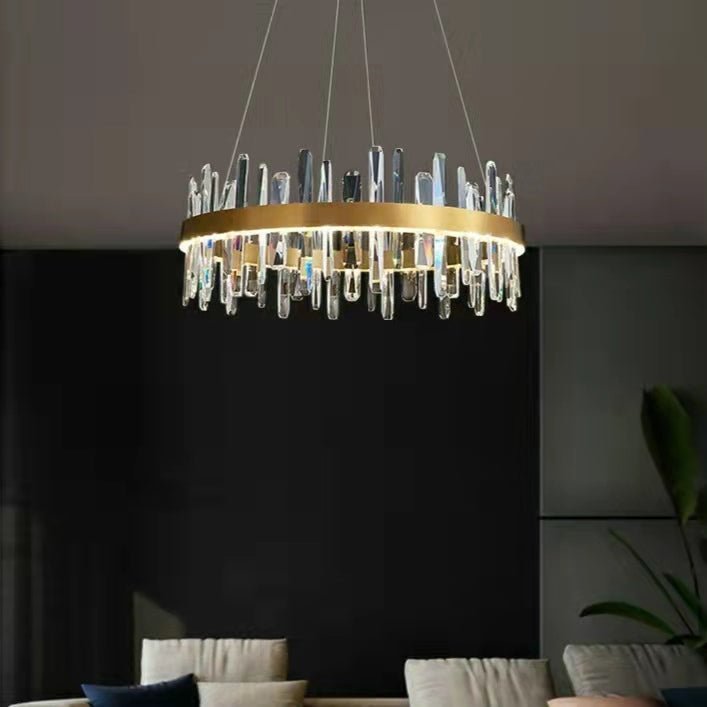 Crystal Chandelier For Dining Room Unique Style Crystal Pendant Light-Nobipets
