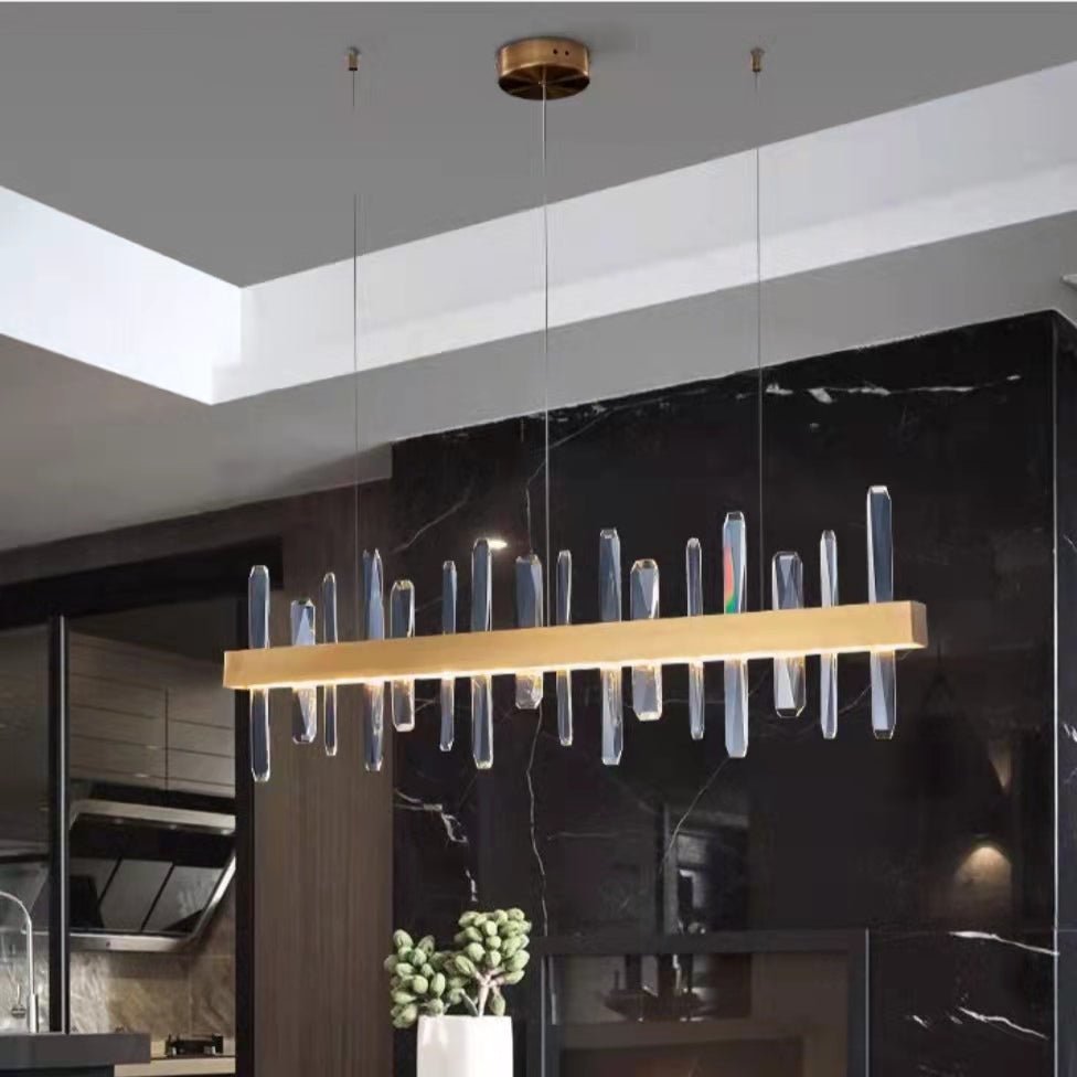 Crystal Chandelier For Dining Room Unique Style Crystal Pendant Light-Nobipets