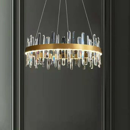 Crystal Chandelier For Dining Room Unique Style Crystal Pendant Light-Nobipets