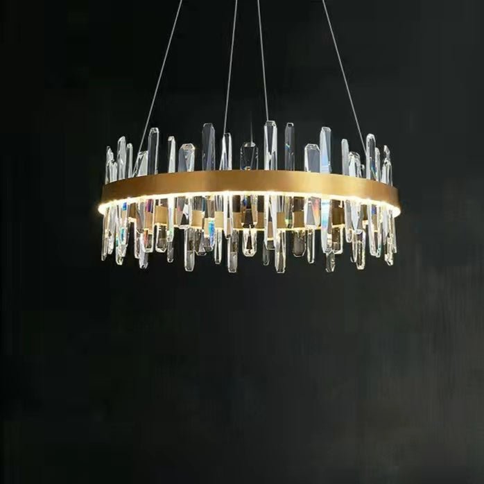 Crystal Chandelier For Dining Room Unique Style Crystal Pendant Light-Nobipets