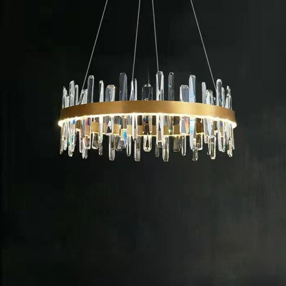Crystal Chandelier For Dining Room Unique Style Crystal Pendant Light-Nobipets