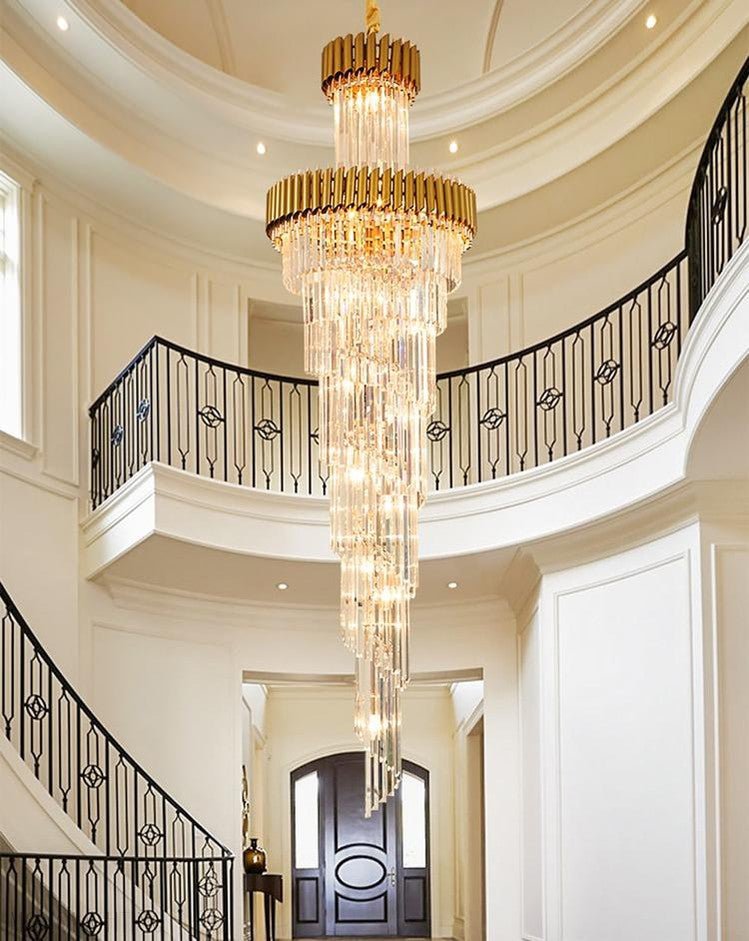 Cyrus Multiple Tier Crystal Chandelier-Nobipets