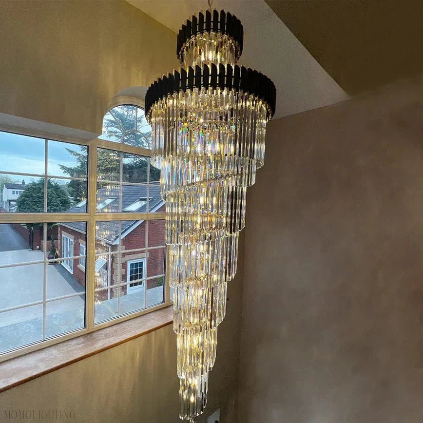 Cyrus Multiple Tier Crystal Chandelier-Nobipets