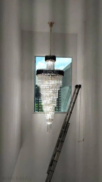 Cyrus Multiple Tier Crystal Chandelier-Nobipets
