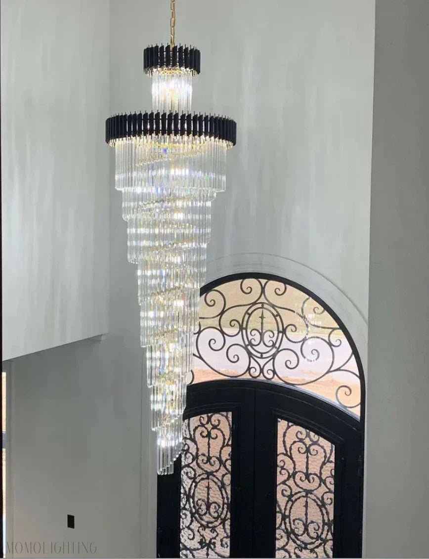 Cyrus Multiple Tier Crystal Chandelier-Nobipets