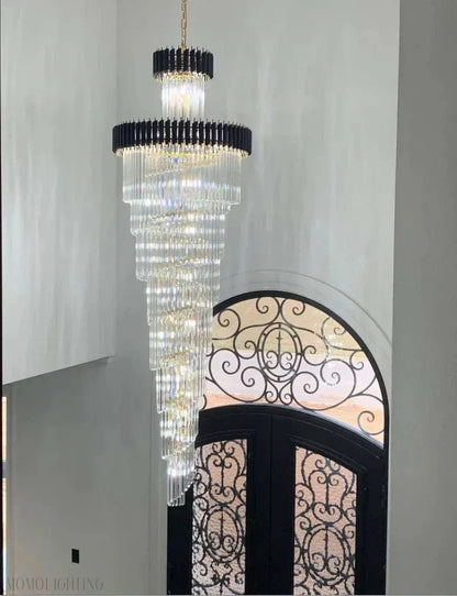 Cyrus Multiple Tier Crystal Chandelier-Nobipets