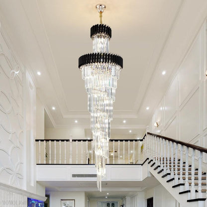 Cyrus Multiple Tier Crystal Chandelier-Nobipets