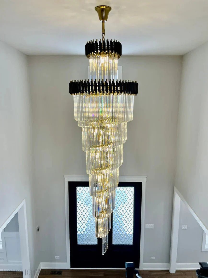 Cyrus Multiple Tier Crystal Chandelier-Nobipets