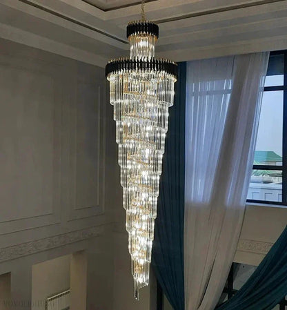 Cyrus Multiple Tier Crystal Chandelier-Nobipets