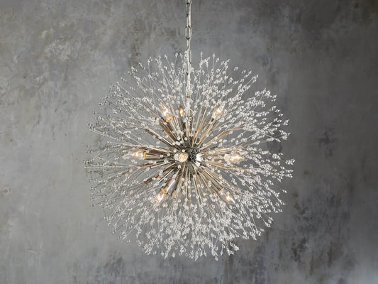 Dandelion Round Chandelier 22''30''43''-Nobipets