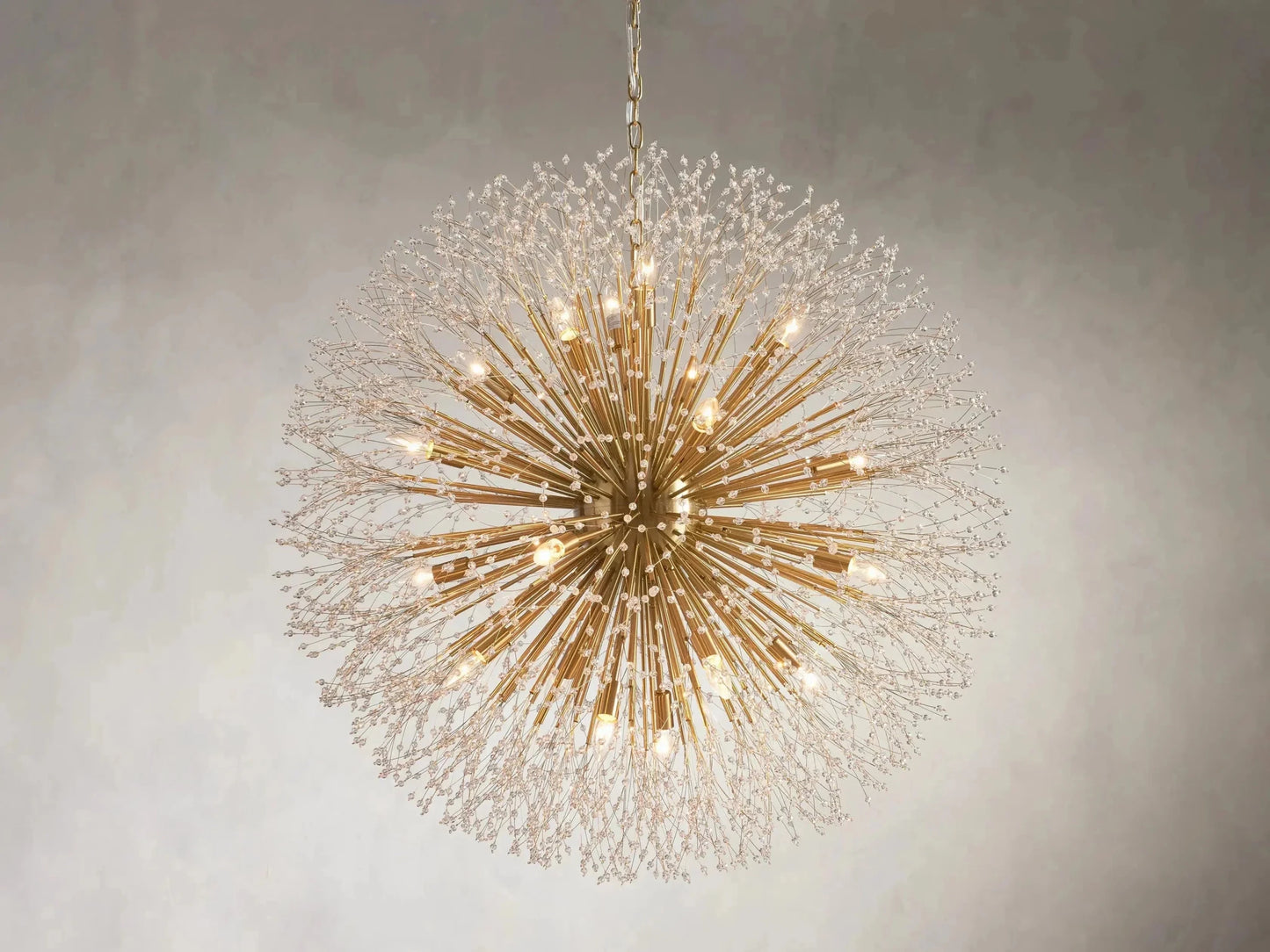 Dandelion Round Chandelier 22''30''43''-Nobipets