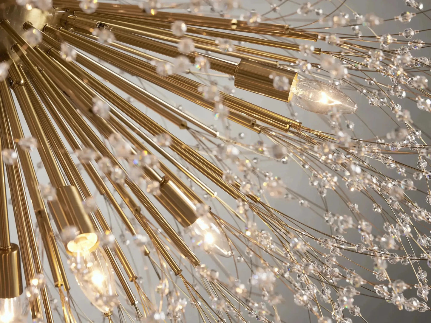 Dandelion Round Chandelier 22''30''43''-Nobipets
