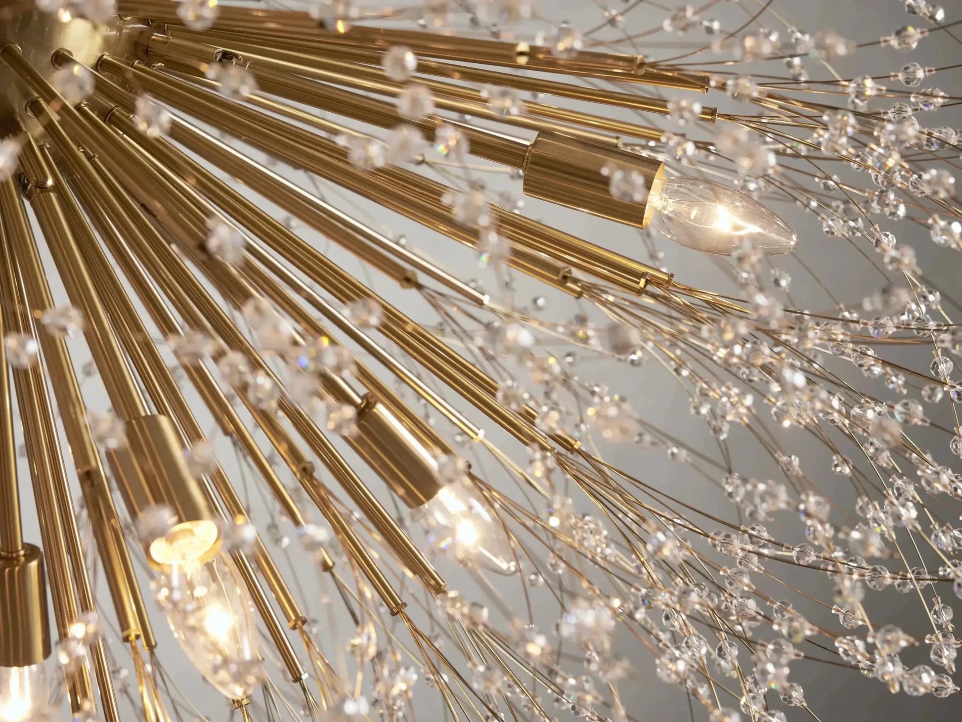Dandelion Round Chandelier 22''30''43''-Nobipets
