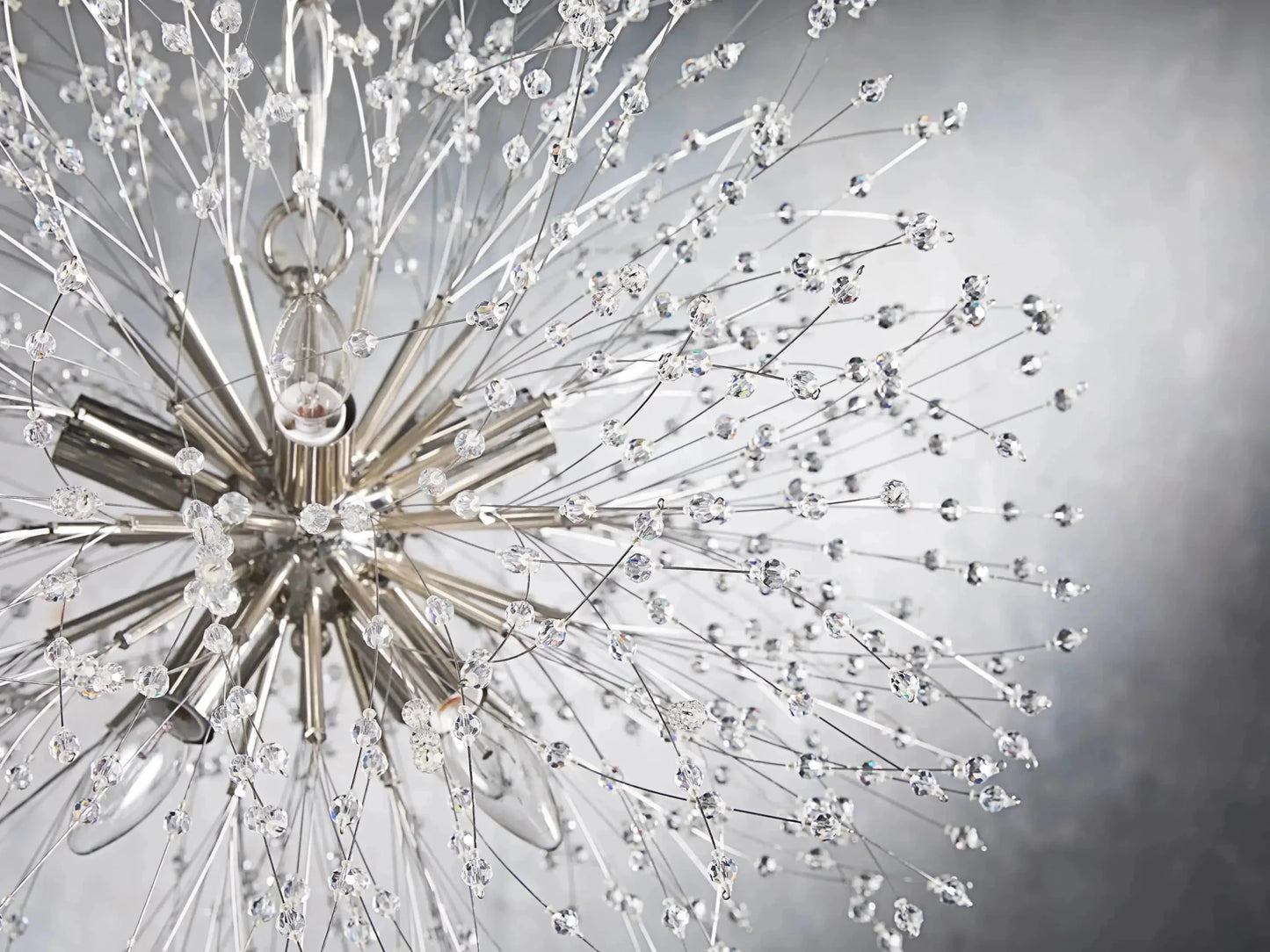 Dandelion Round Chandelier 22''30''43''-Nobipets