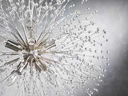 Dandelion Round Chandelier 22''30''43''-Nobipets