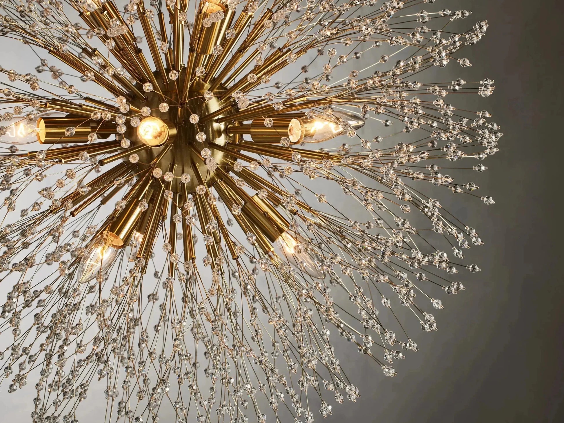 Dandelion Round Chandelier 22''30''43''-Nobipets