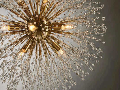 Dandelion Round Chandelier 22''30''43''-Nobipets