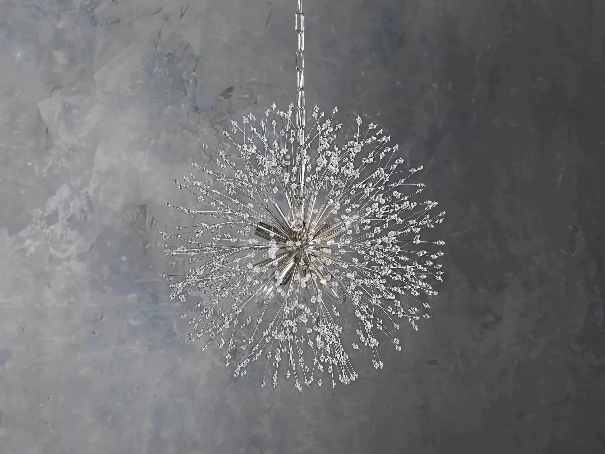 Dandelion Round Chandelier 22''30''43''-Nobipets