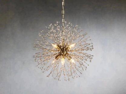 Dandelion Round Chandelier 22''30''43''-Nobipets
